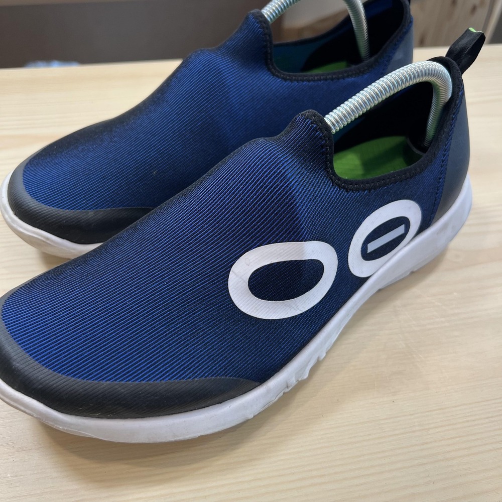 OOFOS OOmg Sport Slip-On Shoes Mens 11 Blue Recovery Walking Sneakers Athletic